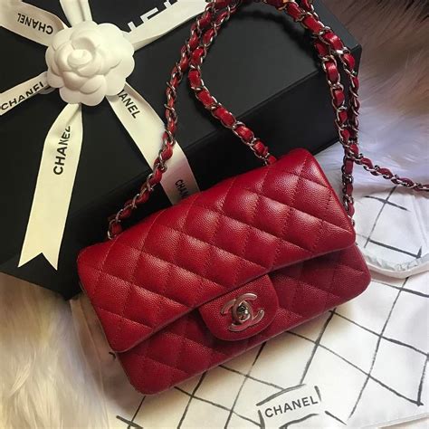 authentic red chanel bags.